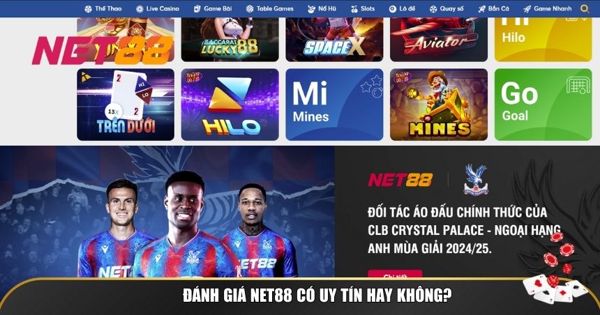 Đánh giá NET88 có uy tín hay không?